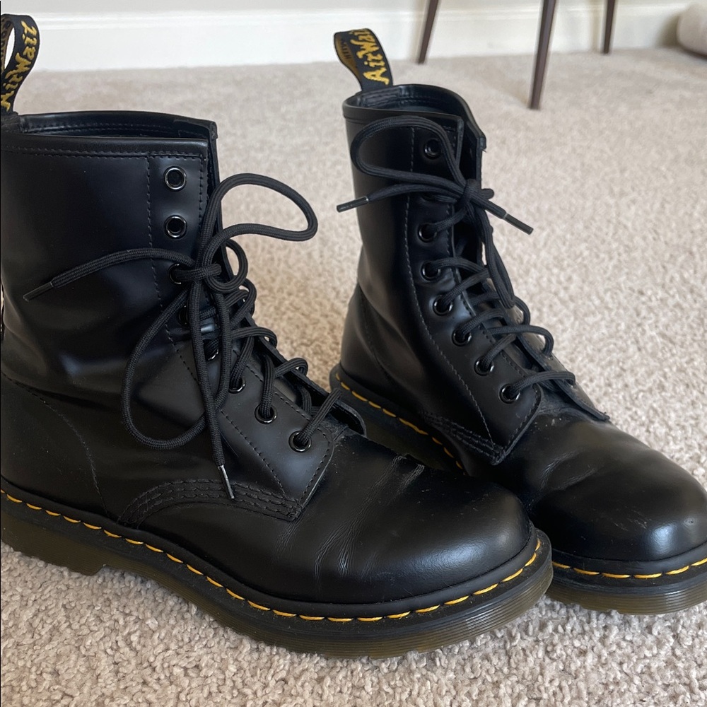 Dr. Martens Black Lace-Up Boots